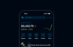 YXXY mobile app: portfolio and candlestick chart